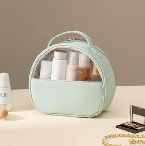 Bolsas de gran venta, nueva bolsa de cosméticos transparente, bolsa de almacenamiento para el cuidado de la piel, bolso de Pu de alta calidad - Product Image 2