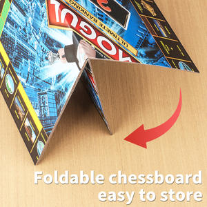 Jeu de société Monopoly anglais, <span class=keywords><strong>carte</strong></span> du monde épaissie, jeu de société en plastique Tycoon Immobilier, pour 14 ans et plus, vente en gros Tycoon Immobilier - Product Image 4