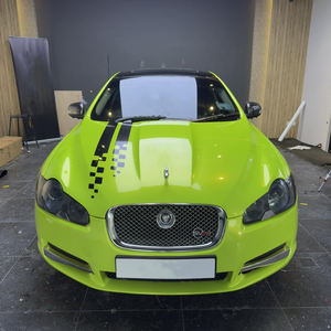 Vinilo PVC Camaleón Verde Dorado Iridiscente con Cambio de Color para Carrocería, con Adhesivo Reposicionable y Liberación de Burbujas - Product Image 4