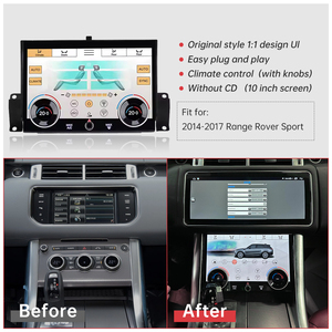 10 ''lcd màn hình cảm ứng điều khiển khí hậu hiển thị A/C màn hình mà không cần CD khe cắm cho Land Rover phạm vi Rover thể thao L494 2014-2017 - Product Image 2