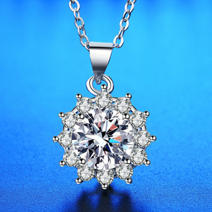 Корейское модное колье с подвеской в виде подсолнуха, украшенное цирконами, элегантное женское украшение, подарок на День святого Валентина - Product Image 3