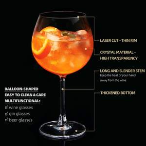 Copa de Vino de 23 Onzas, Copa de Vino Tinto, <span class=keywords><strong>Gin</strong></span> Tonic, para Alvear, Altano, Atalaya, Ashes and Diamonds, Antiquum Farm - Product Image 3