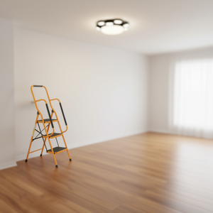 Escalera Plegable de Acero de 3 Peldaños, Capacidad de 330 Libras, Plataforma Ancha, Pies de Goma Antideslizantes, Agarre Portátil, Uso Doméstico - Product Image 2