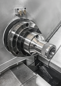 Torno CNC de Doble Husillo HANSUN para Torneado de Metales, Fresado de Remolino Interno y Automatización de Máquinas de Tornillo Sin Fin - Product Image 2