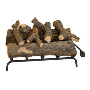 Faux <span class=keywords><strong>Bois</strong></span> Bûches À Gaz <span class=keywords><strong>Pour</strong></span> Cheminée S08-61A - Product Image 1