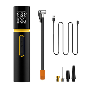 Compresseur d'air portable avec logo personnalisé, gonfleur <span class=keywords><strong>de</strong></span> pneus numérique sans fil, mini pompe rapide 12V pour les distributeurs, vente en gros, fournisseur OEM - Product Image 2