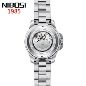 2026 Top Brand 2596 Fashion Luxury <b>Mechanical</b> <b>Watch</b> Men Moon Phase Hardlex Stainless Steel 3BAR Water Resistance Wrist <b>Watch</b> - Product Image 2