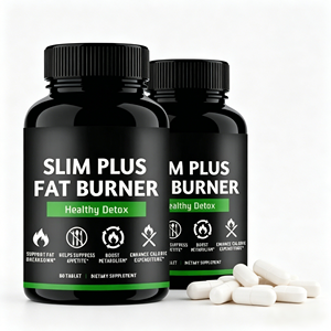 Vente directe usine – Comprimés amincissants Halal Herbal Slim Plus Brûleur de graisse rapide – Thé vert L-Carnitine – 60 unités – Naturel - Product Image 4