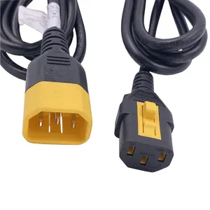 IEC C14 bis C13 V Lock Netz kabel