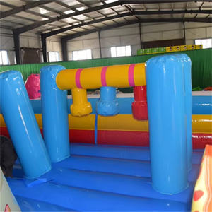 Château <span class=keywords><strong>gonflable</strong></span> <span class=keywords><strong>de</strong></span> jardin <span class=keywords><strong>de</strong></span> qualité en vente chaude avec toboggan, matériau PVC écologique, taille 14x7, château inspiré des dessins animés - Product Image 6