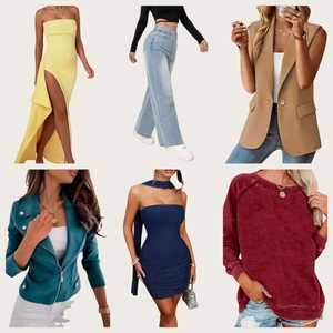 Damenbekleidung Lagerbestand Großhandel Damenkleider Ballen Gemischte Kleidung Großpackung Sortierte Marken Neue Freizeitkleider Gebrauchte Kleidung - Product Image 4