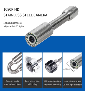 1080p <span class=keywords><strong>hd</strong></span> 23 מצלמה ביוב 200ft כבל dvr dvr כבל dvr צג מצלמה צינור צינור צינור בדיקה - Product Image 2
