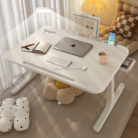 Bureau d'ordinateur portable pliable multifonction économique, table portable pour lit, canapé, bureau, dortoir, bureau d'étude à domicile