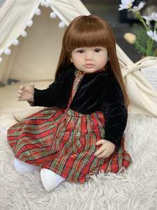 <span class=keywords><strong>Poupée</strong></span> <span class=keywords><strong>r</strong></span>éaliste noire africaine Reborn, parc pour enfants, peluche, modèle <span class=keywords><strong>de</strong></span> voiture pour filles, jouet <span class=keywords><strong>maison</strong></span> - Product Image 5