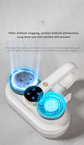 Aspirateur à main sans fil rechargeable 2024, mini aspirateur pour la maison, éliminateur d'acariens pour matelas et lits - Product Image 2