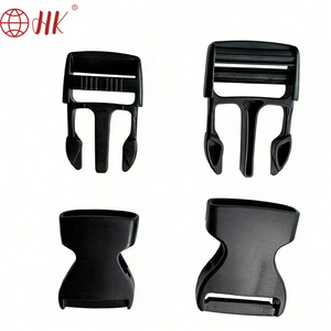 Boucles à dégagement rapide en plastique robustes, clips noirs réglables à dégagement rapide - Product Image 3