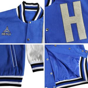 Mens Blank Custom Chenille Patches Embroidery Varsity Letterman <b>Jackets</b> <b>Vintage</b> Blank Varsity <b>Jacket</b> Women - Product Image 4