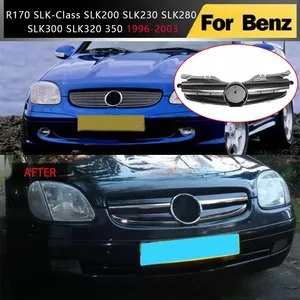 1996 To 2003 <b>for</b> R170 SLK-Class SLK200 SLK230 SLK280 SLK300 SLK320 350 Front Racing Bumper <b>Grille</b> Hood <b>Mesh</b> - Product Image 1