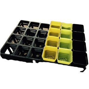Divers plastique PP pépinière jardinière plastique <span class=keywords><strong>carré</strong></span> coloré Pot de fleur <span class=keywords><strong>jardin</strong></span> - Product Image 3