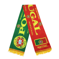 Vente chaude Conception Personnalisée Pas Cher 15x150cm Impression Tricot Worldup Polyester Football Club Fan Palestine Drapeau Écharpe