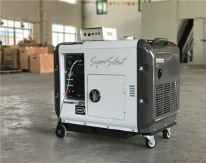 เครื่องกำเนิดไฟฟ้าดีเซล FSH รุ่นใหม่ ซูเปอร์ไซเลนซ์ 6kva พร้อมระบบ ATS, เครื่องยนต์ดีเซล 4 จังหวะ ระบายความร้อนด้วยอากาศ เครื่องกำเนิดไฟฟ้าแบบเงียบ - Product Image 2