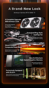 ราคาโรงงาน GPU GeForce RTX 5060 Ti 8gb พัดลมคู่ การ์ดจอสำหรับเล่นเกม ประสิทธิภาพสูง 3840 CUDA Cores รับประกันคุณภาพ - Product Image 2