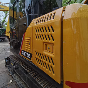 Excavatrice sur chenilles SANY SY75C d'occasion, 7,5 tonnes, modèle 2022, avec moteur, boîte de vitesses, pompe - Matériel pour rapport fourni à la vente - Product Image 5