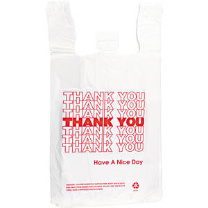 Bolsa de Plástico HDPE Personalizada con Asa Tipo Camiseta para Compras - Product Image 5