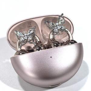 Décoration pour Clip sur Earbuds Bijoux populaires Spinning Frost Flower Design - Product Image 6