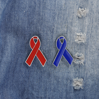 L'autisme sida poitrine de la sensibilisation au cancer de la prostate ruban Dur Émail Doux épinglettes, Ruban Rose de Sensibilisation Au Cancer du sein Insigne