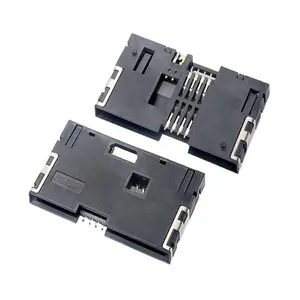 MUP high quality SMT Type electrical smart card connector IC Card connector Socket for POS equipment Hi-pass ETC