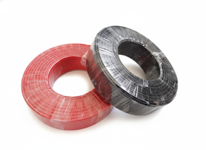 كابل شمسي PV1-F للشهادات، 1.5 مم 2.5 مم 4 مم 6 مم 10 مم، عزل XLPO، أسود وأحمر، سلك نحاسي مطلي بالقصدير للأنظمة الكهروضوئية - Product Image 2