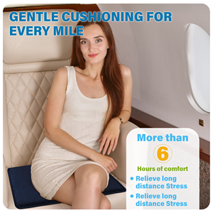 Cojín de Asiento de Espuma Viscoelástica Tejida Suave con Logotipo Personalizado en Color para Silla de Oficina y Hogar - Product Image 2