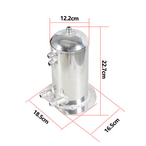 Réservoir de suralimentation de carburant en alliage Saifence 2,5 L, sortie AN8-8, AN10TK15 pour mise à niveau et modernisation - Product Image 2