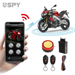 SPY BT APP Remote Engine Start Control Safeguard Motorcycle Alarm System