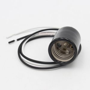 Đui Đèn Sứ Đế Trung Bình E26 Màu Trắng Với Dây Dẫn 24 Inch Và Đui Đèn Sứ Tráng Men 200 Độ - Product Image 5