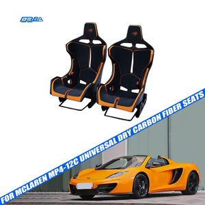 Asientos de Fibra de Carbono Seca de Alta Calidad que Ofrecen Soporte Óptimo, Personalizables y Ajustables Manualmente para McLaren MP4 - Product Image 1
