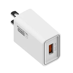 Kit de chargeur de voyage rapide Spot Product 10W chargeur USB de téléphone 2 en 1 avec câble USB Cargador De pour Iphone