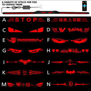 Feu arrière de <span class=keywords><strong>voiture</strong></span> étanche IP67 à trois segments, <span class=keywords><strong>logo</strong></span> personnalisé, longueur de 130 cm avec effet de flux dynamique gauche-droite - Product Image 6