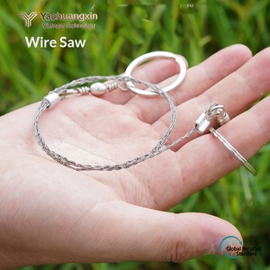 Outdoor Survival DIY Waterproof Metal Rope Fretsaw Camping Portable Mini Steel Wire Hand <b>Saw</b> Emergency Cutting Tool - Product Image 2