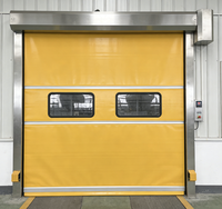 Porte rapide enroulable en PVC OEM/ODM, design tropical, anti-déchirure, pour entrepôt de plantes, entrepôt et garage privé