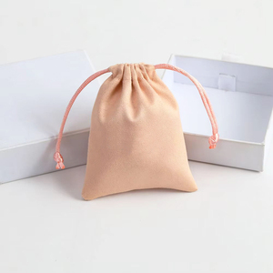 Nuevas Bolsas de Embalaje de Joyería de Franela Personalizadas con Logotipo, Bolsa de Regalo de Boda, Bolsa de Terciopelo con Cordón - Product Image 4
