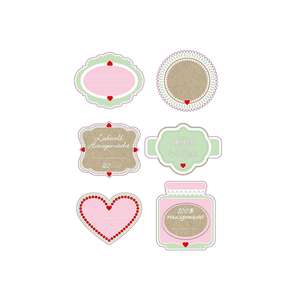 Dr. Oetker Einmach-Etiketten 6 verschiedene Motive auf 4 Bögen - Product Image 1