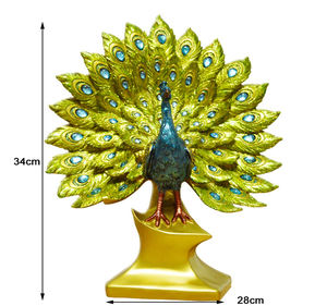室内装飾ヨーロピアンスタイルの恋人ピーコックデコレーションクリエイティブホームモダンリビングルームデコレーションウェディングギフトレジンクラフト - Product Image 6