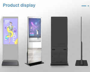 Espejo Inteligente Digital de 43 Pulgadas con Soporte para Piso, para Entrenamiento Interactivo de Fitness en Gimnasios y Ejercicio en Casa - Product Image 1