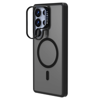 Étui de téléphone magnétique pour Samsung Galaxy S25 FE / S26 Plus / Ultra avec protection anti-chute et béquille intégrée
