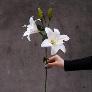 Arreglo Floral de Seda Blanca de Alta Calidad al por Mayor, Flor Artificial de Tallo Único para Decoración de Bodas y Hogar - Product Image 6