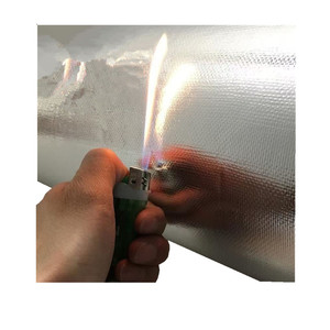Meilleure Vente Tissu Mural/De Toiture en Fibre de Verre Réfléchissant la Chaleur, Sans Alcali, Tissé Sergé, Absorbant le Son et <span class=keywords><strong>Isolant</strong></span> Thermique, avec Surface en Aluminium - Product Image 3
