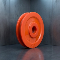 Roue de rail à poulie en nylon résistante à l'usure avec roulements à gorge U-H-V, roues de guidage pour palans, roulettes portantes fabriquées en Chine continentale