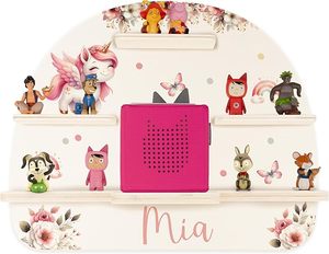 <span class=keywords><strong>Chambre</strong></span> d'enfant personnalisée Toniebox étagère magnétique en bois arc-en-ciel Tonie étagère pour filles et garçons - Product Image 2